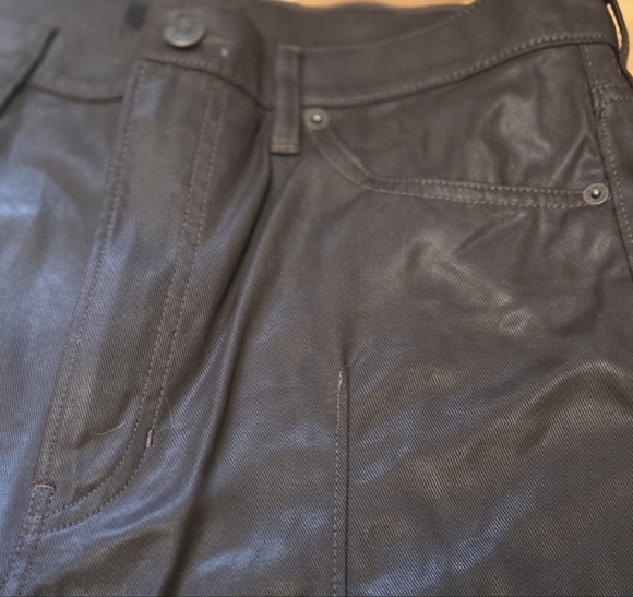 Banana Republic Chocolate Coated Denim Trousers - Picture 2 of 6